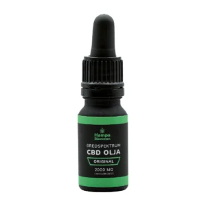 Flaska med bredspektrum CBD-olja