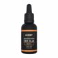 Produktbild på Bredspektrum CBD olja "health+" 30 ml. Svart flaska med orangea detaljer. 1 av 3 tillgängliga versioner av CBD olja på hampablomman.se