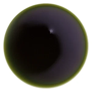 hampafröolja i en rund behållare