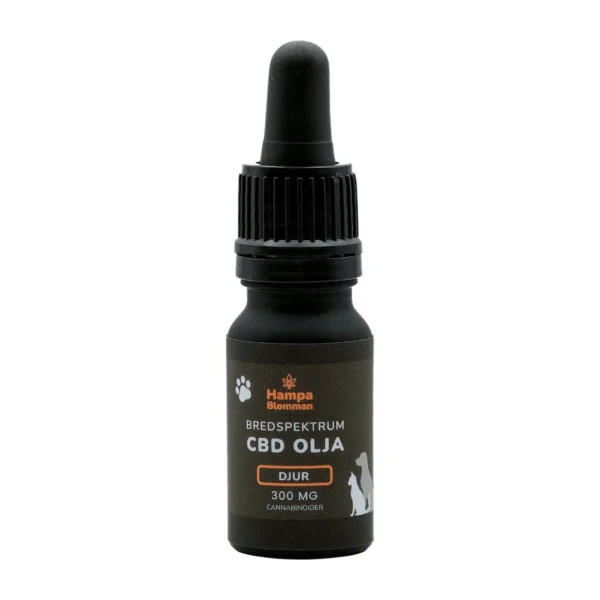cbd olja: djur (10 ml) Bredspektum CBD olja för djur