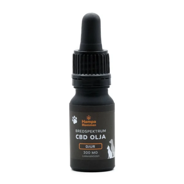 hampablomman cbd olja djur 10 ml 1