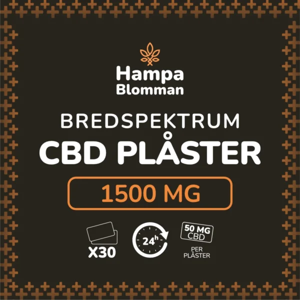 cbd plåster 50 mg 30 st