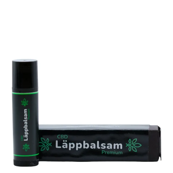 CBD Läppbalsam Premium i svart förpackning