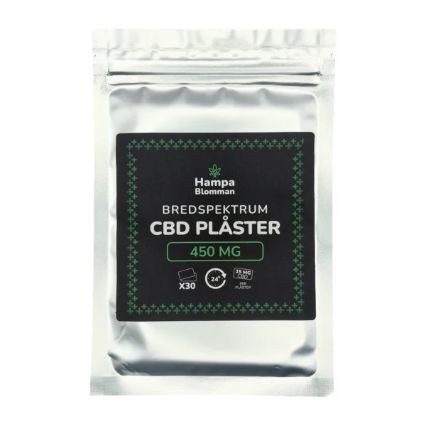Förpackning av bredspektrum CBD-plåster
