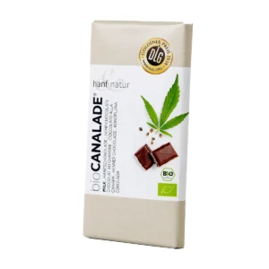 Förpackad ekologisk hampa chokladkaka