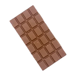 Mörk chokladkaka med rutmönster