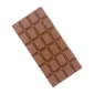 Mörk chokladkaka med rutmönster