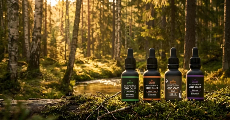 CBD-oljor i skogen