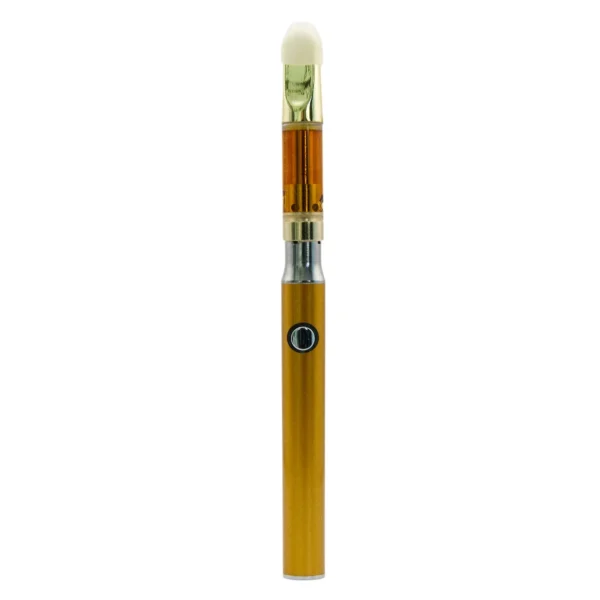 Gyllene vape-penna med oljepatron