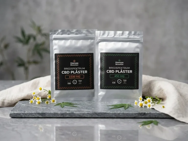 CBD-plåster med naturliga ingredienser
